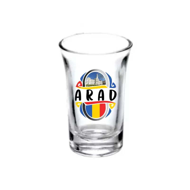 Arad romania, set 6 pahare shout, model 26bsv